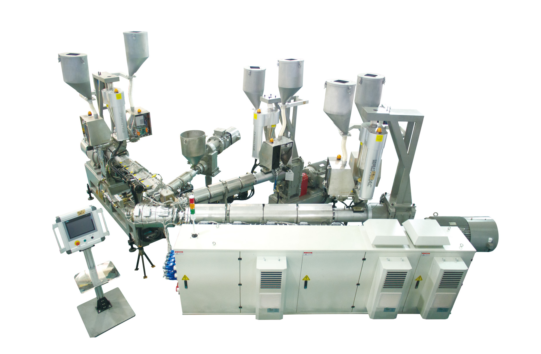 Communication tube extrusion production line